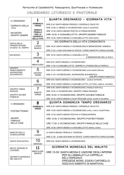 - Unit&agrave; Pastorale "Beato Vincenzo Grossi"