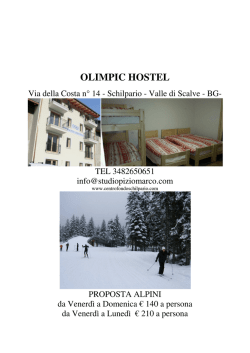 Pacchetto Campionato ANA Sci Alpinismo 7-8 marzo