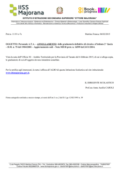 e nota USP di Taranto