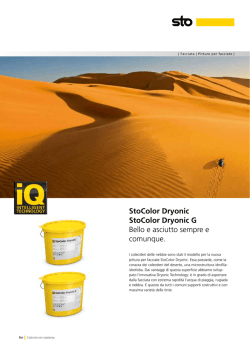 StoColor Dryonic StoColor Dryonic G Bello e asciutto