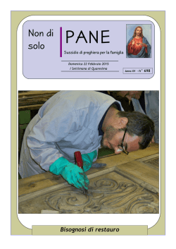 Non di solo pane