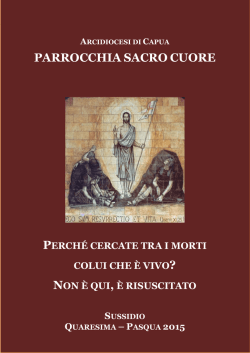 Sussidio Famiglia` parrocchia s. cuore