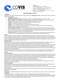 Condizioni di Vendita