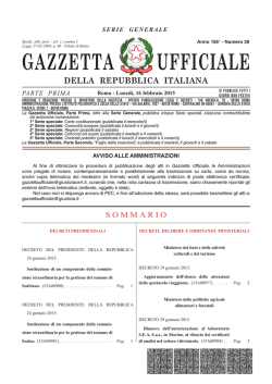 PDF - Gazzetta Ufficiale