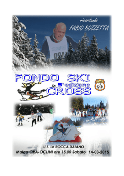 Skicross Daiano 14 marzo 2015