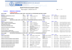 Appelli d`esame dei prossimi 3 giorni