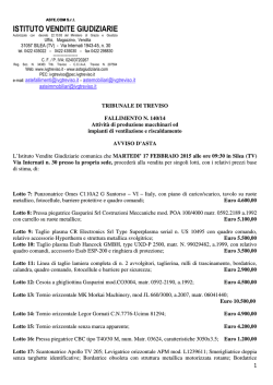 Scarica l`avviso di vendita - Istituto Vendite Giudiziarie Treviso