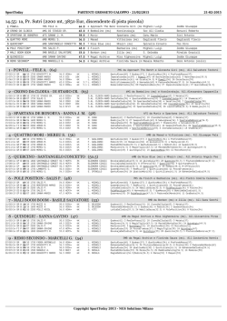 14.55: 1a, Pr. Sutri (2200 mt, 3850 Eur, discendente di
