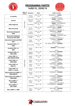 Scarica allegato - FC Aurora Travagliato