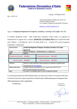Categoria, Aerodance, Aerostep, 5,6,7...eight - Sez. GAR