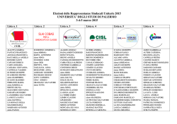 Manifesto elettorale RSU 2015