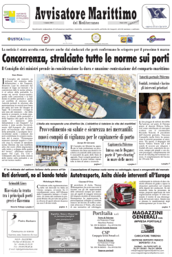 Concorrenza, stralciate tutte le norme sui porti