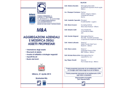 m&a_aprile_2015 - Synergia Formazione