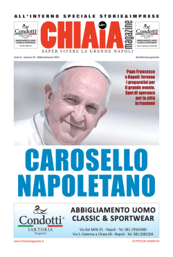 chiaia magazine &bull; febbraio/marzo 2015