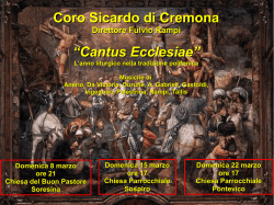 La locandina dei concerti