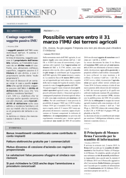 Eutekne.Info - Il Quotidiano del Commercialista