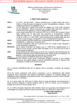 MIUR.AOODRCAL.Registro Ufficiale(U).0002945.13-03-2015
