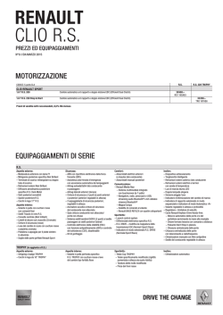 Listino prezzi