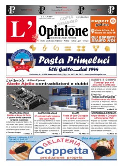 L`Opinione n&deg;6 del 31-03-2015