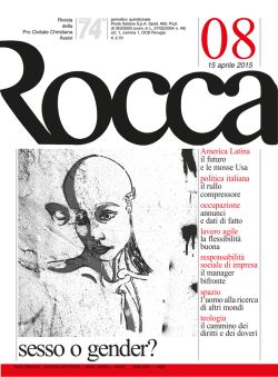 Scarica il N.8 della rivista in PDF - Rocca