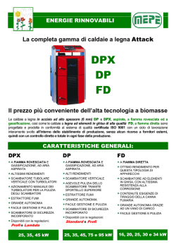 MEPE Attack DPX DP FD caldaie a legna