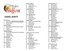 ELENCO ISCRITTI - Radsportergebnisse
