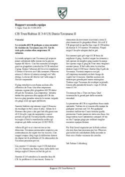 CB Trun/Rabius II 3-0 US Danis/Tavanasa II