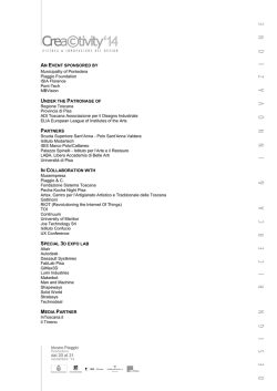 AN EVENT SPONSORED BY Municipality of Pontedera