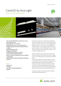 Scheda prodotto CanaLED by Aura Light