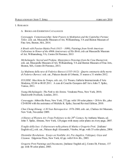 PUBLICATIONS BY JOHN T