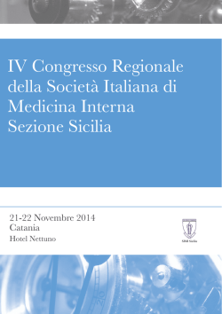 IV Congresso Regionale della Società Italiana di Medicina Interna