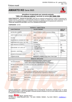 Amianto Ko Serie 0925