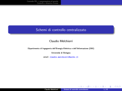 02.1 - Schemi di controllo centralizzato