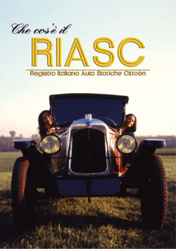 scaricabile - Registro Italiano Auto Storiche Citro&euml;n