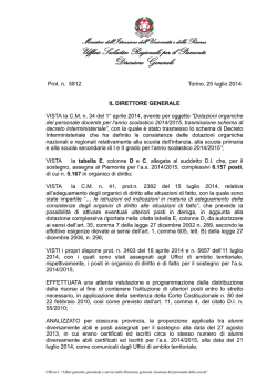 Prot. n. 5812 - Sito ufficiale della CISL SCUOLA di CUNEO