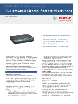 PLE‑1MAxx0‑EU amplificatore mixer Plena