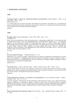 1a. Monografie e Antologie