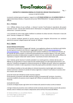 Pag. 1 DT SPAZIO SISTEMI S.A.S. DI ALFREDO