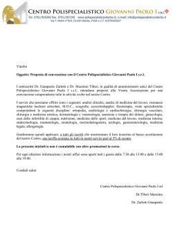 Centro Polispecialistico Giovanni Paolo I