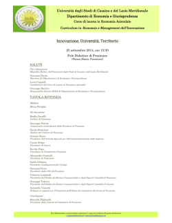 L`analisi economica nell`applicazione delle norme di concorrenza