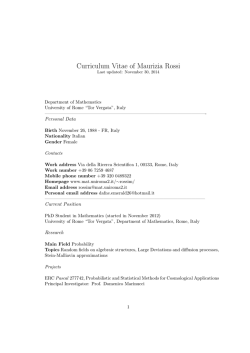 Iscrizione al Gruppo