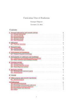 My CV