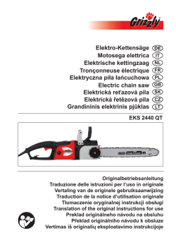 Elektro-Kettensäge Motosega elettrica Elektrische kettingzaag