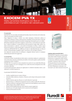 Exocem PVA TX Scheda tecnica IT