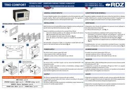 Scheda TrioComfort