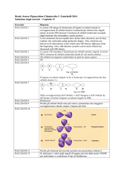 Soluzioni capitolo 11 - Zanichelli online per la scuola
