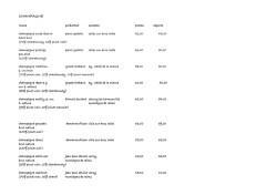 carta dei vini 2014 - Contesto Alimentare
