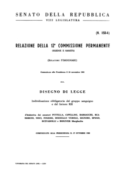 Docs Printing - Senato della Repubblica