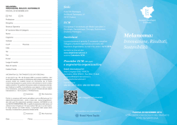 Programma e Scheda di partecipazione