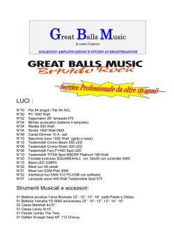 Download - Service Audio e Luci